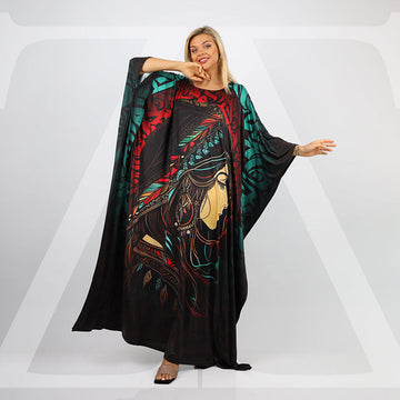 Dubai Jersey Jalabiya- Printed