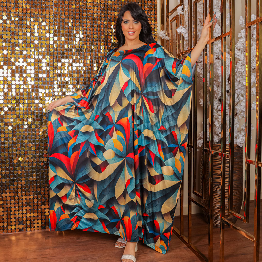 Dubai Jersey Jalabiya- Printed