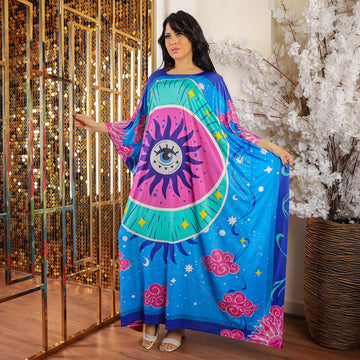 Dubai Jersey Jalabiya- Printed