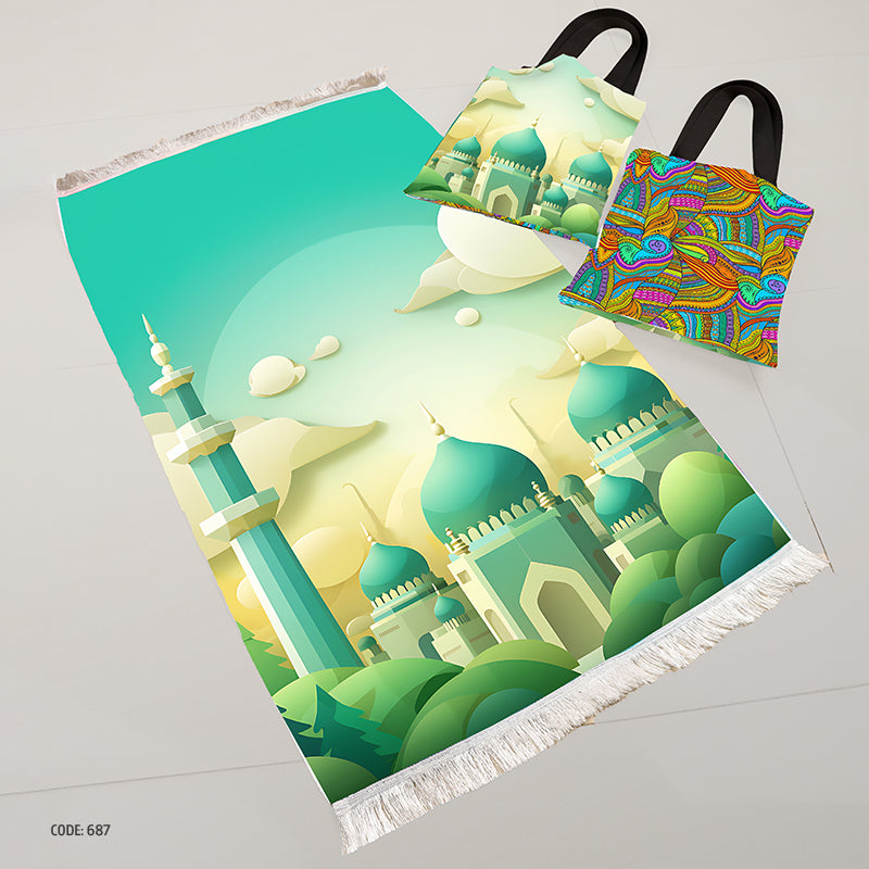 Prayer Rug + Tote Bag (Printed)