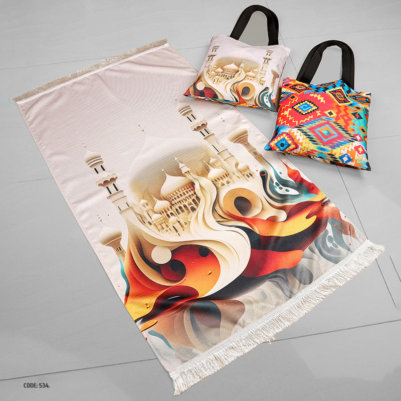 Prayer Rug + Tote Bag (Printed)