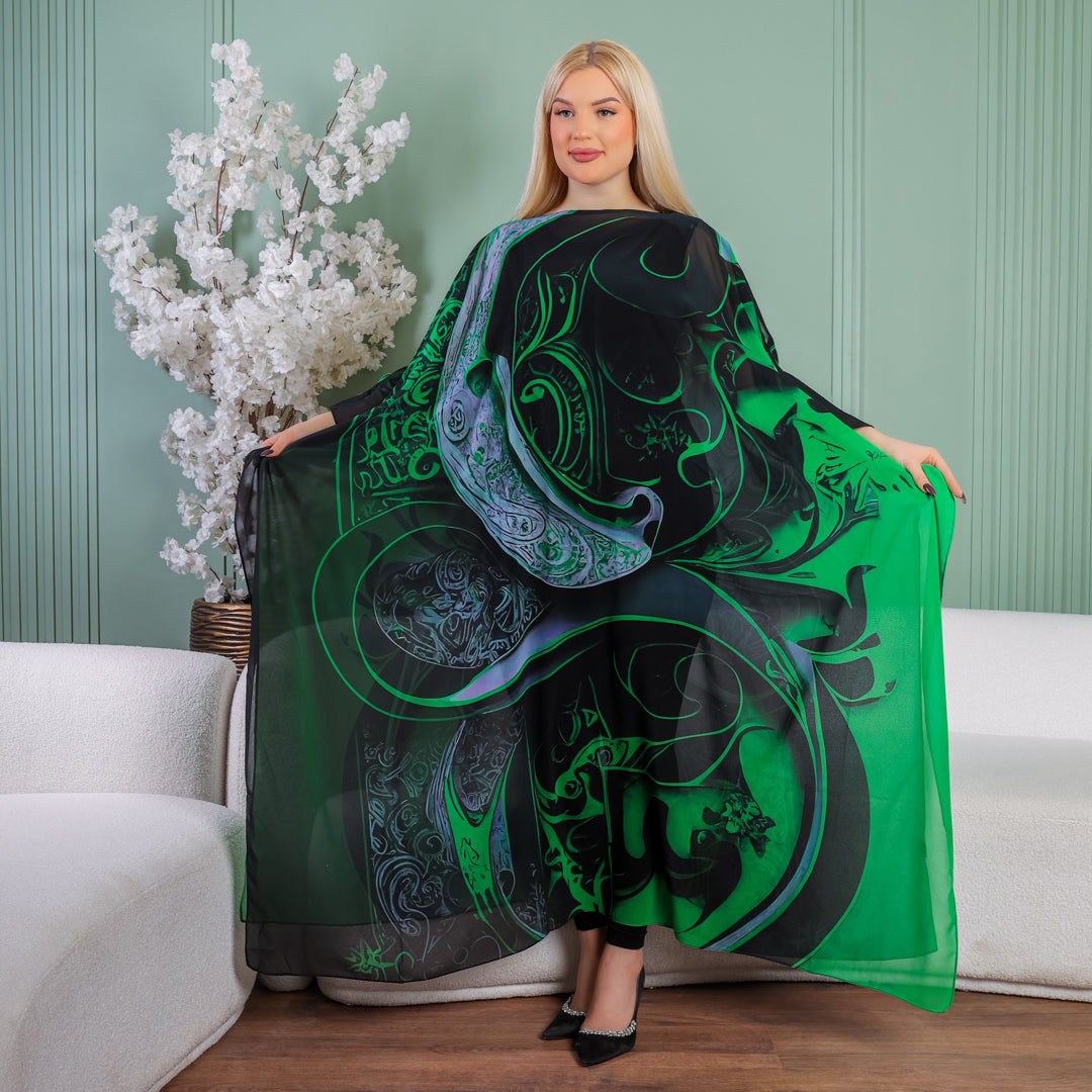 Chiffon Cover up - printed