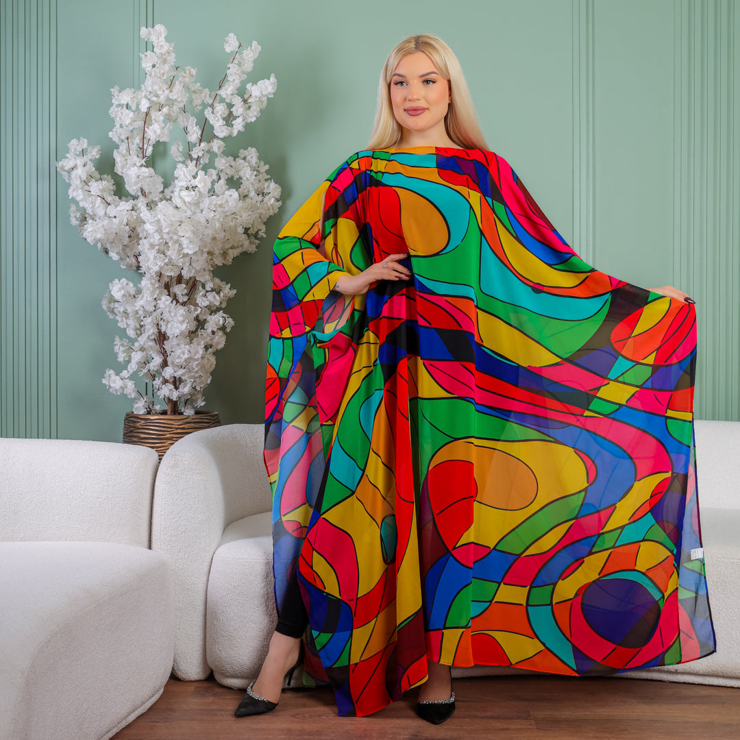 Chiffon Cover up - printed