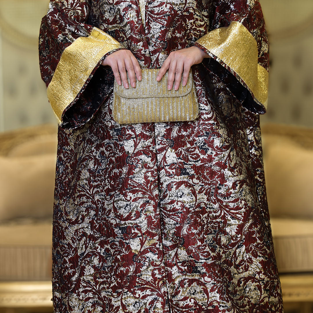 Brocade Soirée set (two-piece)