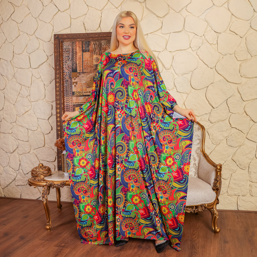 Dubai Jersey Jalabiya- Printed