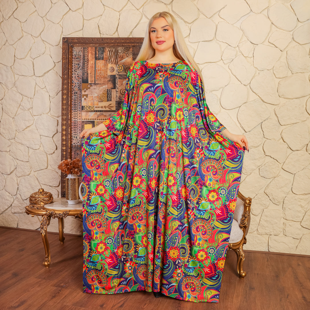 Dubai Jersey Jalabiya- Printed