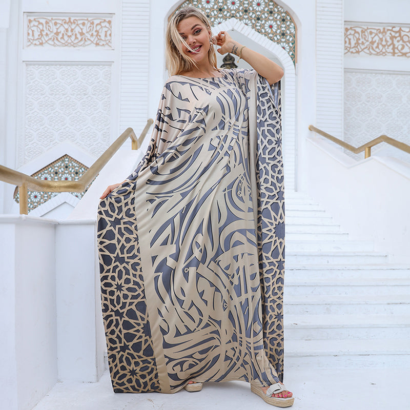 Dubai Jersey Jalabiya- Printed