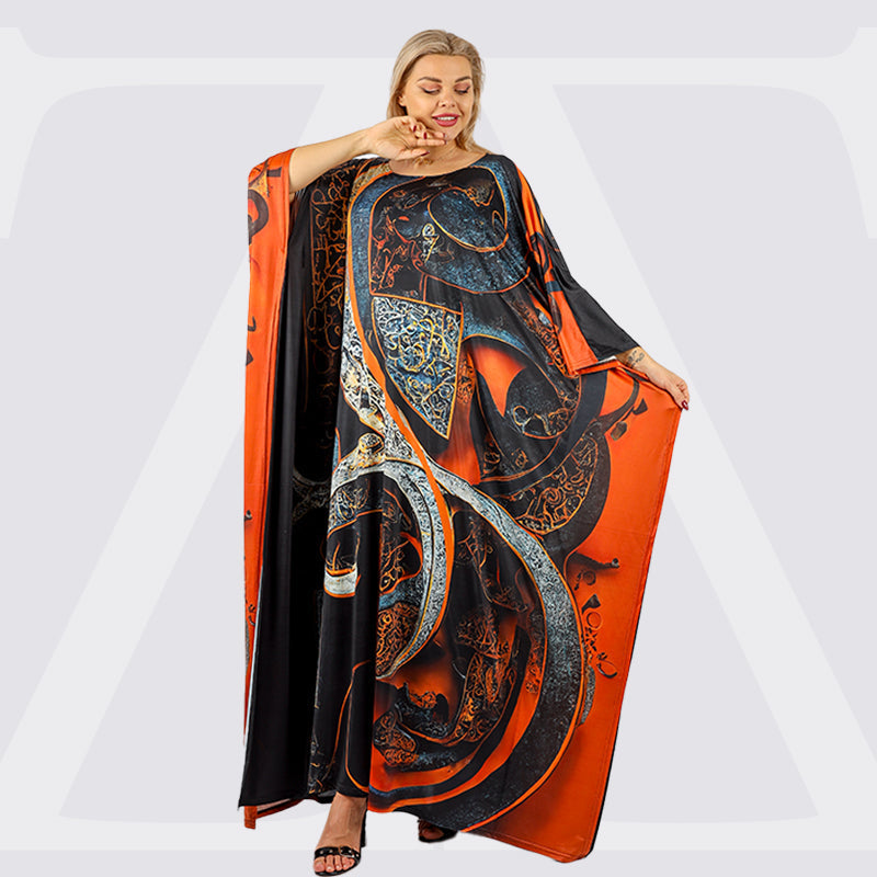 Dubai Jersey Jalabiya- Printed