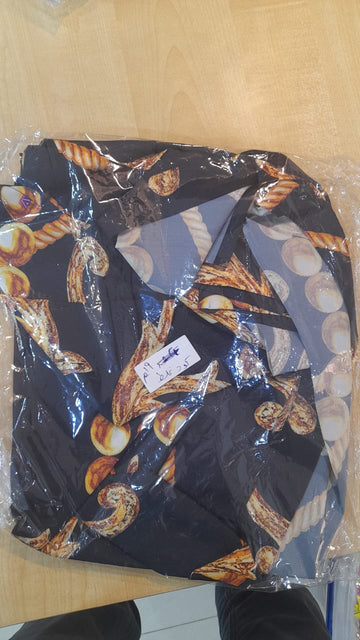 Silky Satin Cardigan-Printed