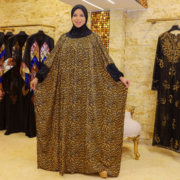 Practical  Kuwaiti Jersey prayer dress  with headscarf