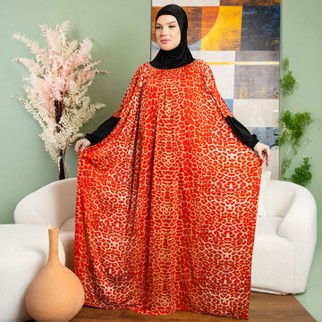 Practical  Kuwaiti Jersey prayer dress  with headscarf