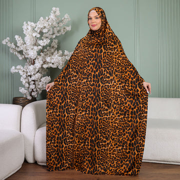 Practical  Kuwaiti Jersey prayer dress  with headscarf