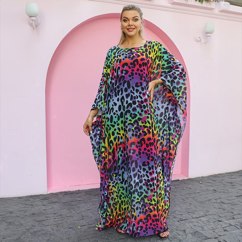 Dubai Chiffon Jalabiya- Printed