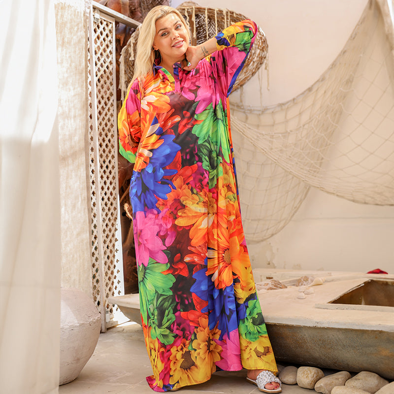 Silky Satin dress - Armani - printed