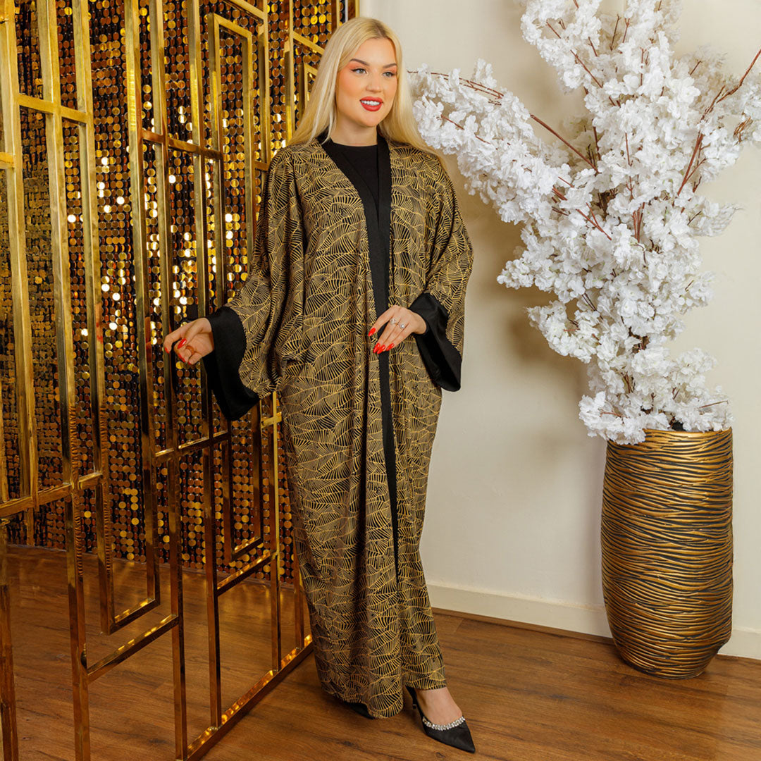 Arabic crepe kaftan