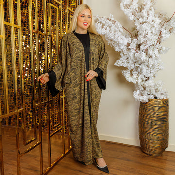 Arabic crepe kaftan