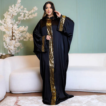 Moroccan Silky Satin isdal - plain