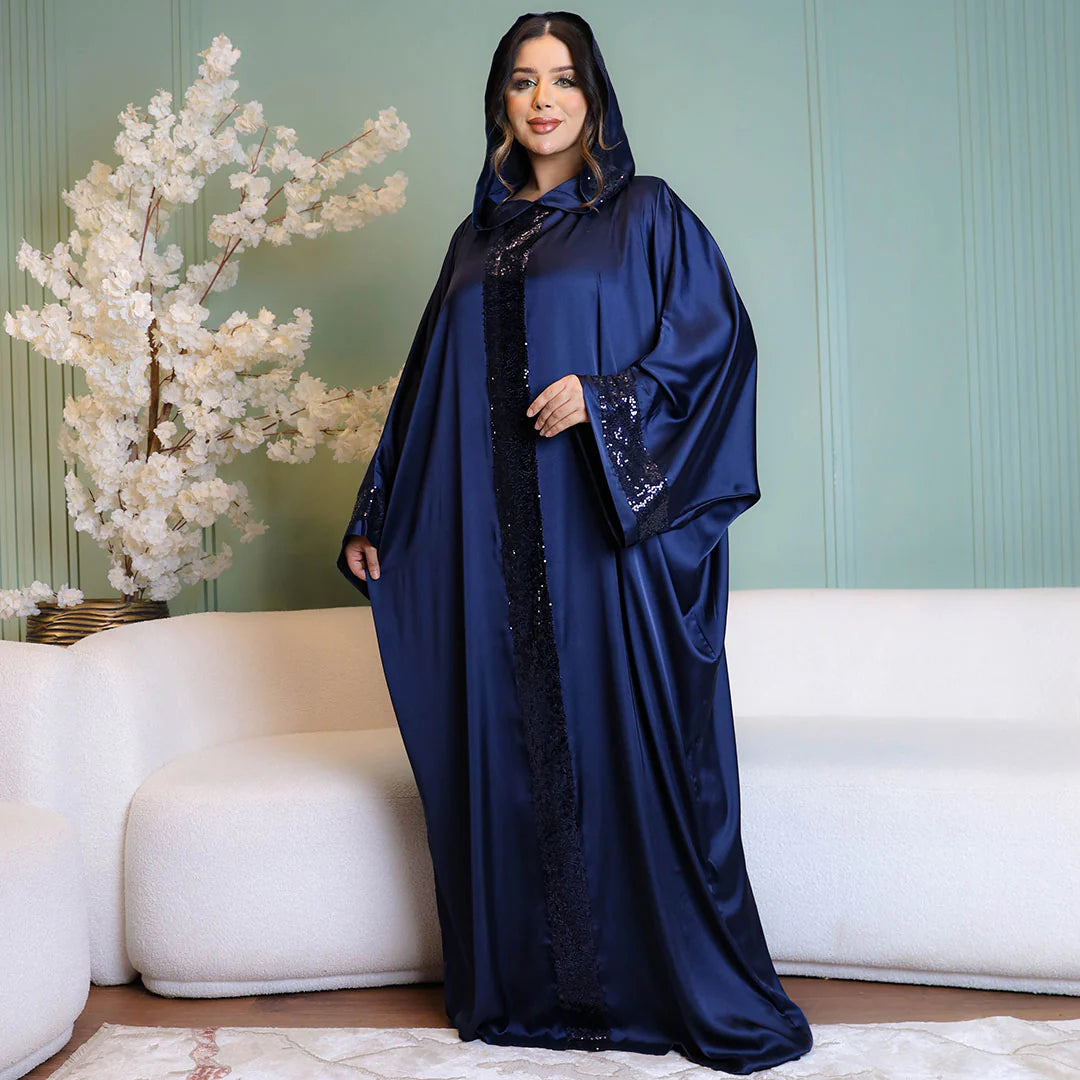 Moroccan Silky Satin isdal - plain