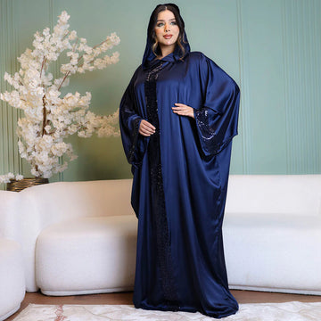 Moroccan Silky Satin isdal - plain