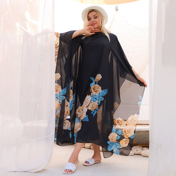 Cover up chiffon - printed