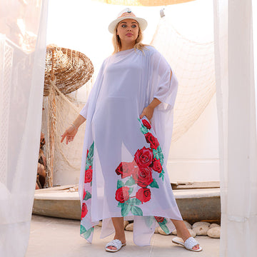 Cover up chiffon - printed