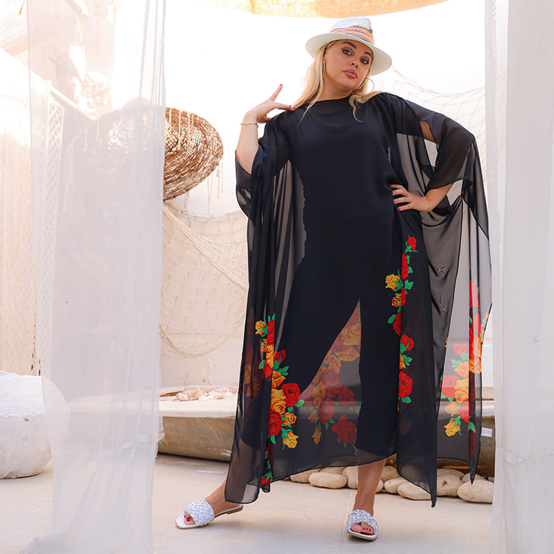 Cover up chiffon - printed