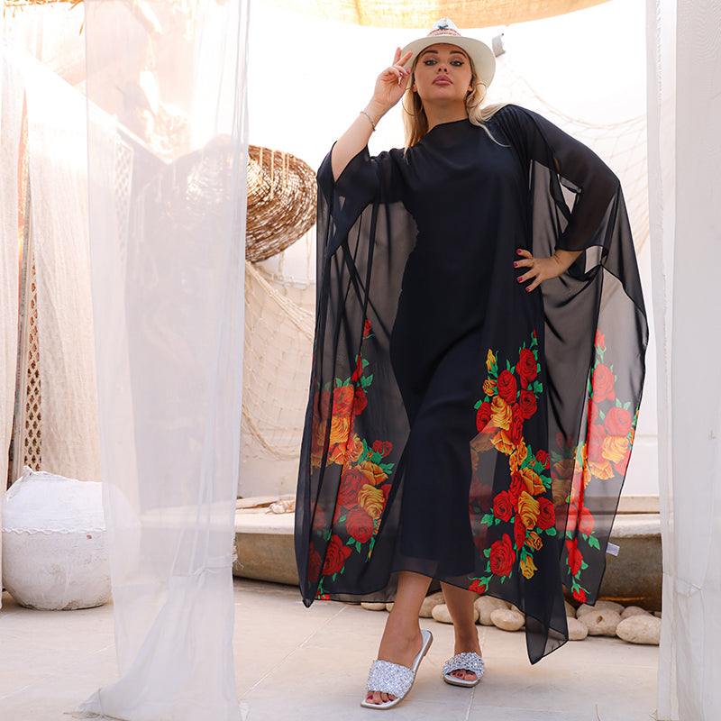 Cover up chiffon - printed