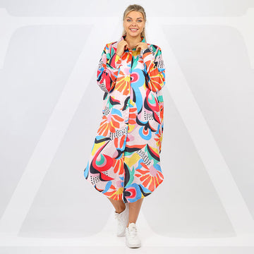 Silky Satin Blouse - Printed