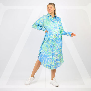 Silky Satin Blouse - Printed