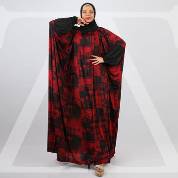 Practical  Kuwaiti Jersey prayer dress  with headscarf