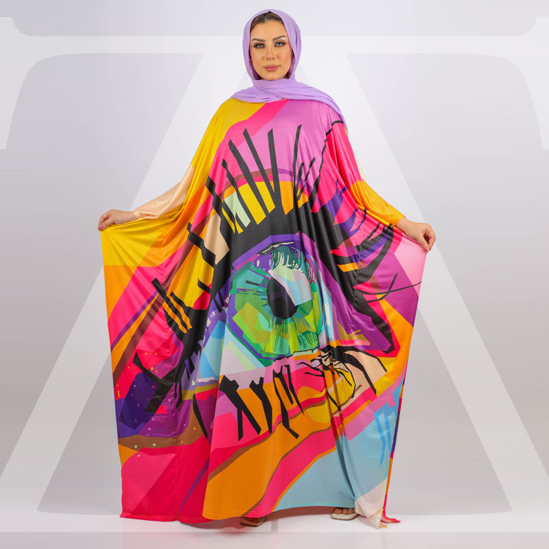 Dubai Jersey Jalabiya- Printed