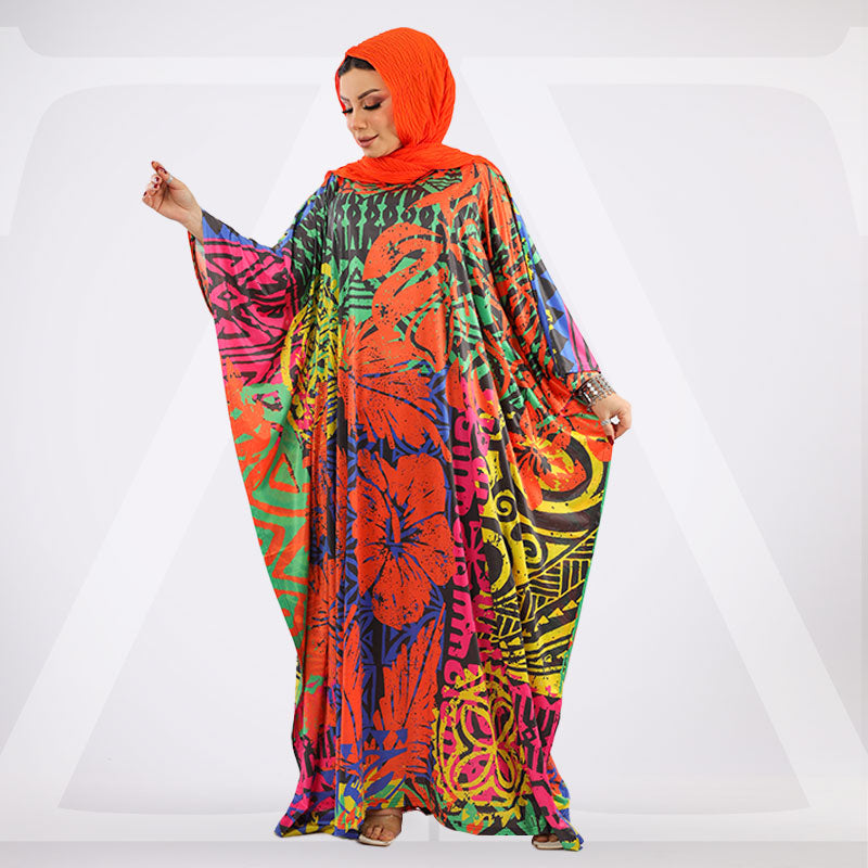 Dubai Jersey Jalabiya- Printed