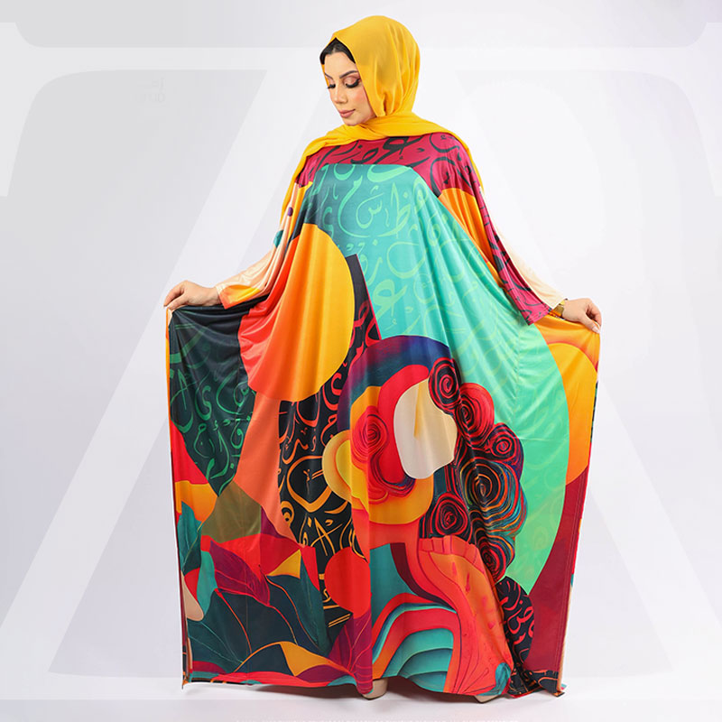 Dubai Jersey Jalabiya- Printed