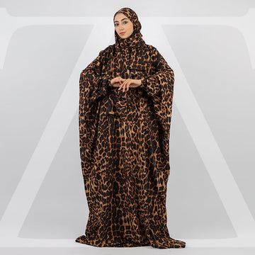 Practical  Crepe prayer dress with headscarf