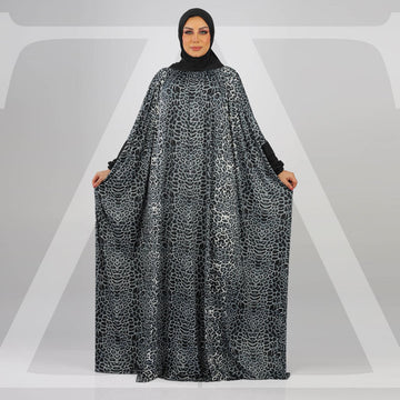 Practical  Kuwaiti Jersey prayer dress  with headscarf